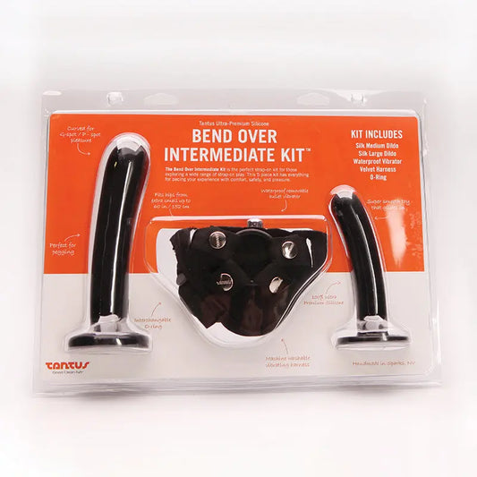 Tantus Bend Over Intermediate Strap-On Harness Kit Black  Harnesses