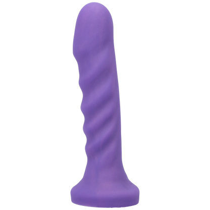 Tantus Silicone Echo Silicone Vibrator Midnight Purple  Dildos