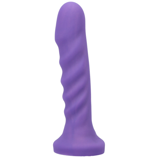 Tantus Silicone Echo Silicone Vibrator Midnight Purple  Dildos