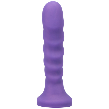 Tantus Silicone Echo Silicone Vibrator Midnight Purple  Dildos