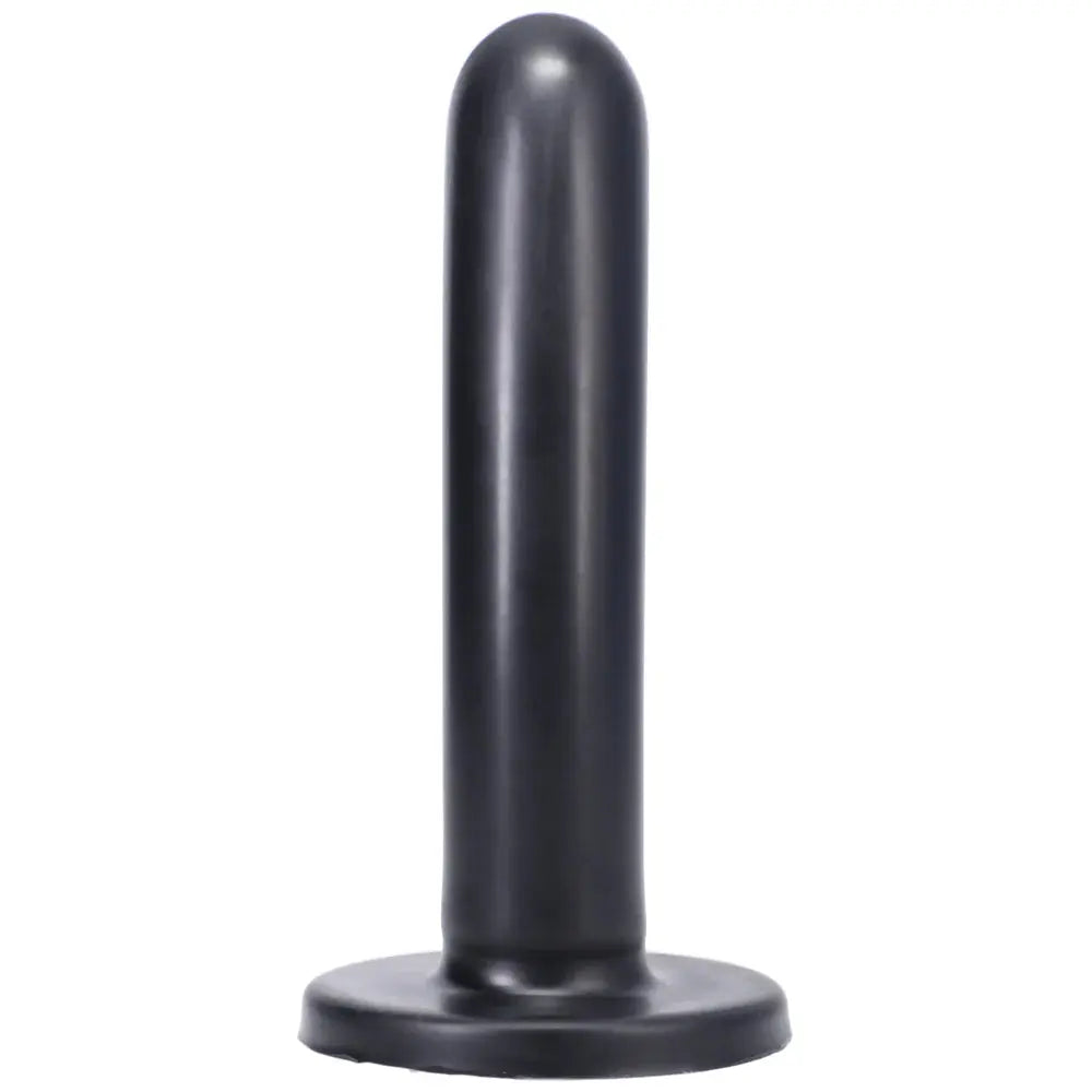 Tantus Silk Medium Beginner Anal Dildo Black  Curved Dildo