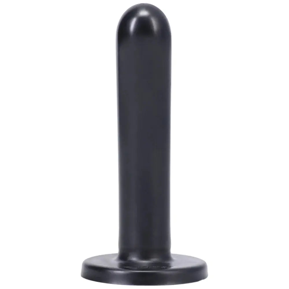 Tantus Silk Medium Beginner Anal Dildo Black  Curved Dildo