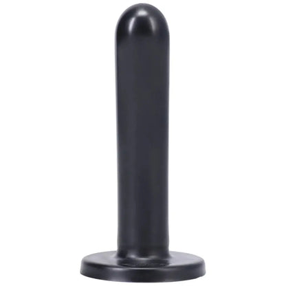 Tantus Silk Medium Beginner Anal Dildo Black  Curved Dildo