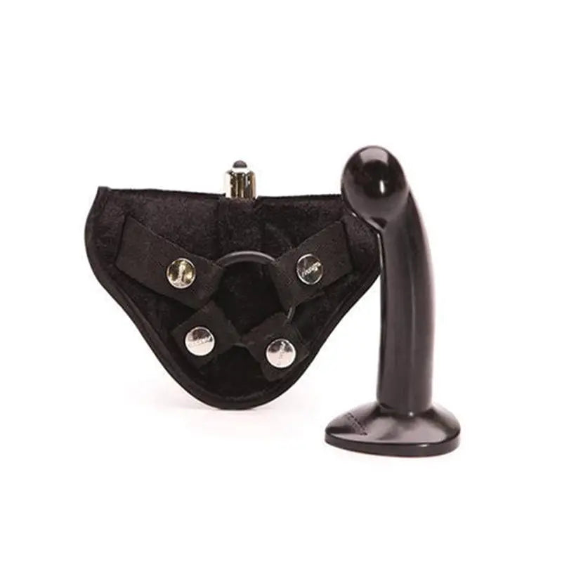 Tantus Sport Vibrating Dildo Kit Onyx  Harnesses