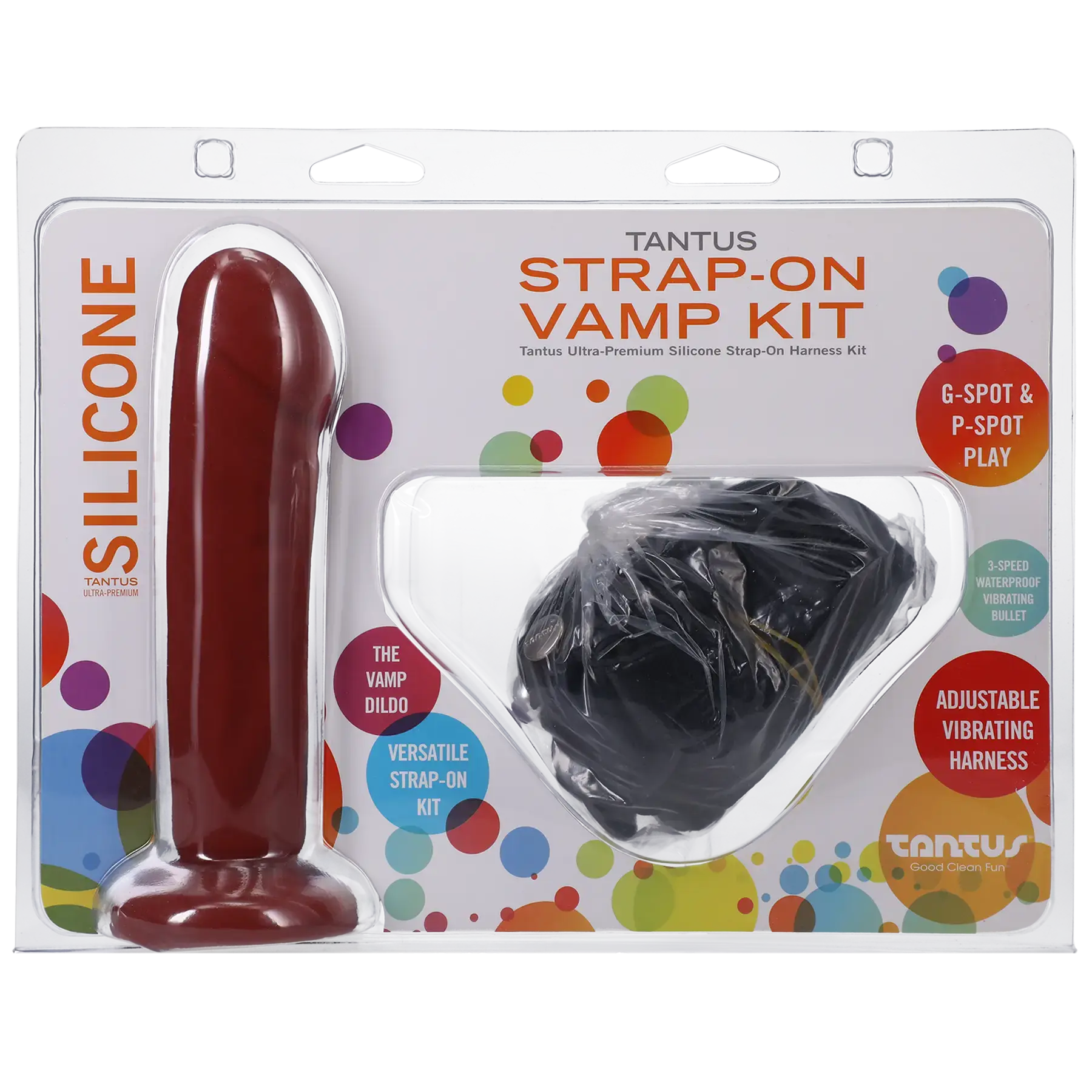 Tantus Vamp Strap-On Harness Kit True Blood Red  Strap-Ons and Harnesses