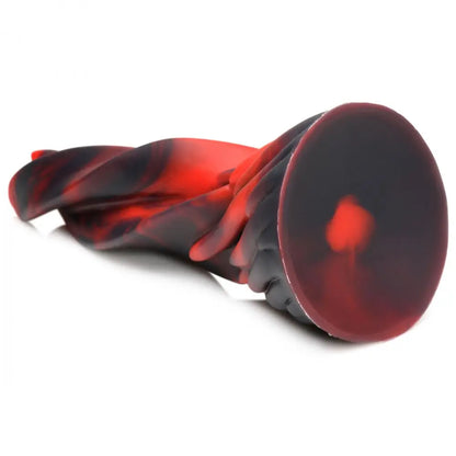 Tapered Dildo - Hell Kiss Twisted Tongues Silicone Sex Toy  Fantasy Dildos