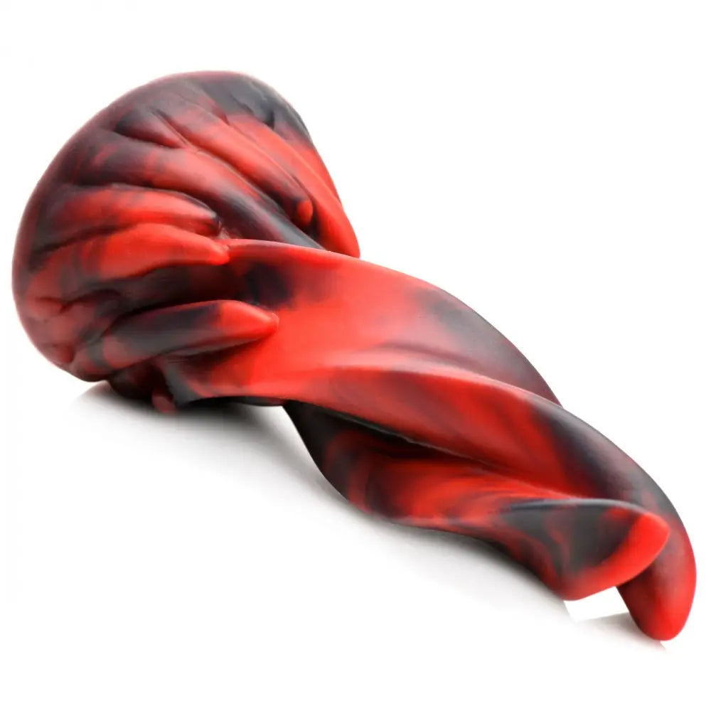 Tapered Dildo - Hell Kiss Twisted Tongues Silicone Sex Toy  Fantasy Dildos