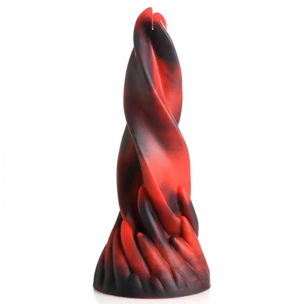 Tapered Dildo - Hell Kiss Twisted Tongues Silicone Sex Toy  Fantasy Dildos