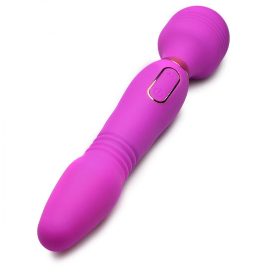 Target Vibrator Sex Toy Deluxe Thrusting and Vibrating Silicone Wand  Vibrating Toys