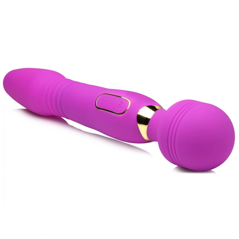 Target Vibrator Sex Toy Deluxe Thrusting and Vibrating Silicone Wand  Vibrating Toys