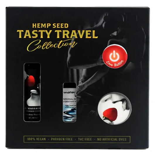 Tasty Travel Gift Set (2 oz, Strawberry Scent)  Lubes, Lotions and Accessories