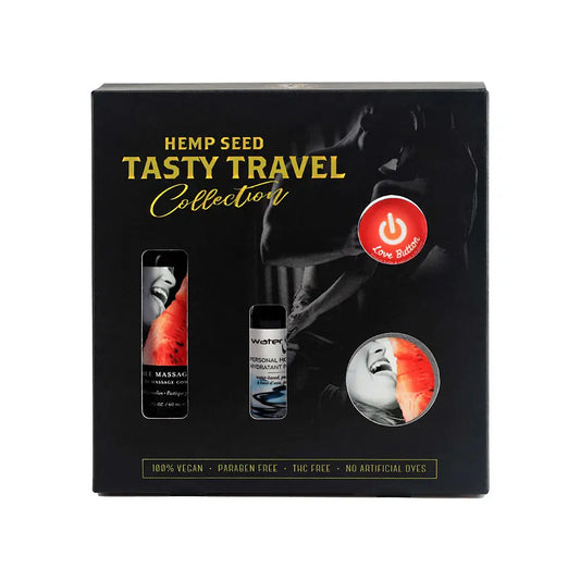 Tasty Travel Romance on the Road Gift Set (2 oz, Watermelon Scent)  Lubes, Lotions and Accessories
