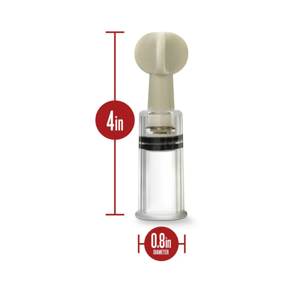 Temptasia Clit and Nipple Twist Suckers 3-Piece Set Clear  Fetish - Nipple Clips Clamps & Suckers