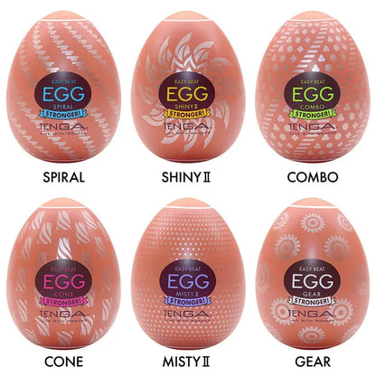 Tenga Egg Disposable Male Masturbator Sex Toy Hard Boiled II 6 Pack  Manual Stroker