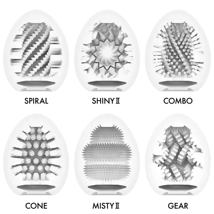 Tenga Egg Disposable Male Masturbator Sex Toy Hard Boiled II 6 Pack  Manual Stroker