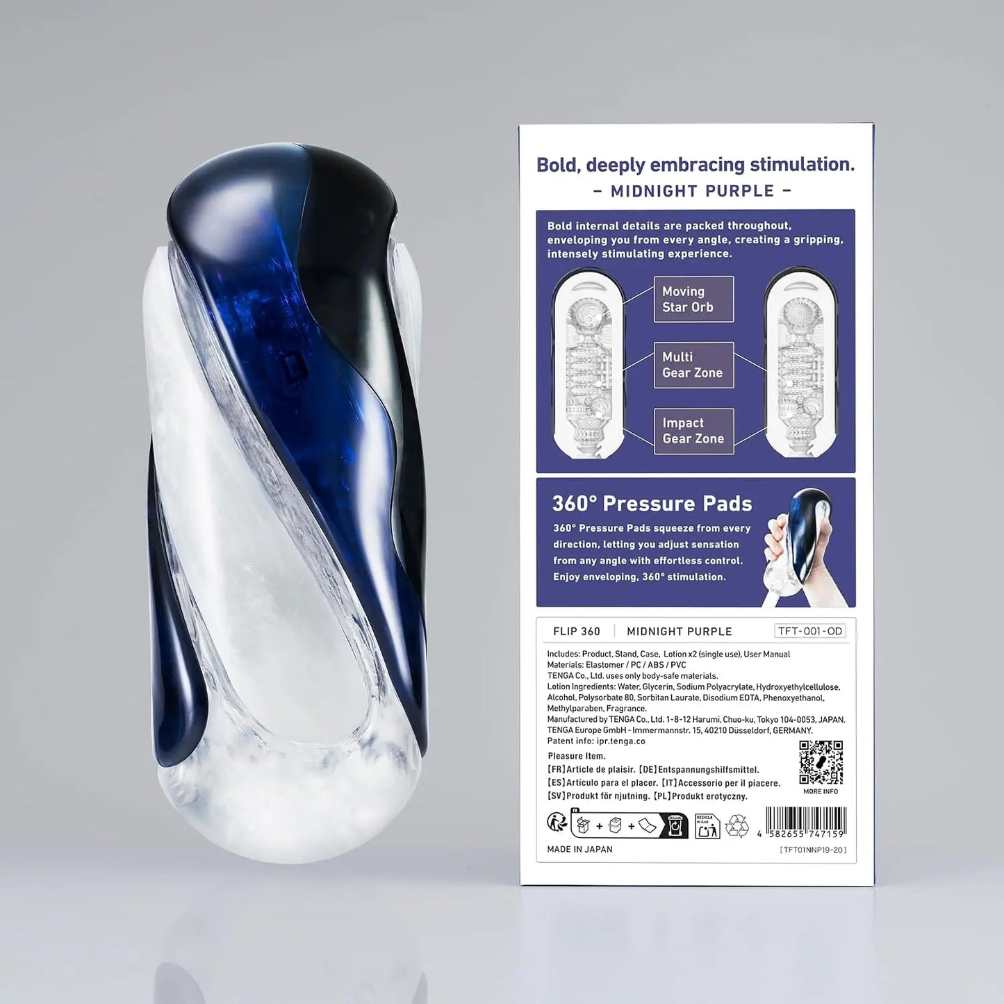 Tenga Flip 360 Stroker Male Masturbator Sex Toy for Men  Male Masturbators - Sex Toys for Men - Pocket Pals & Strokers