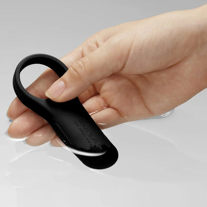 Tenga SVR+ Black Vibrating Cock Ring Sex Toy for Couples  Sex Toy for Men