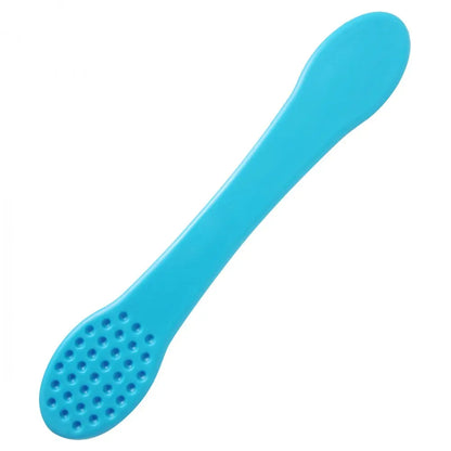 Textured Blue Silicone CBT Ball Slapper  Impact Play