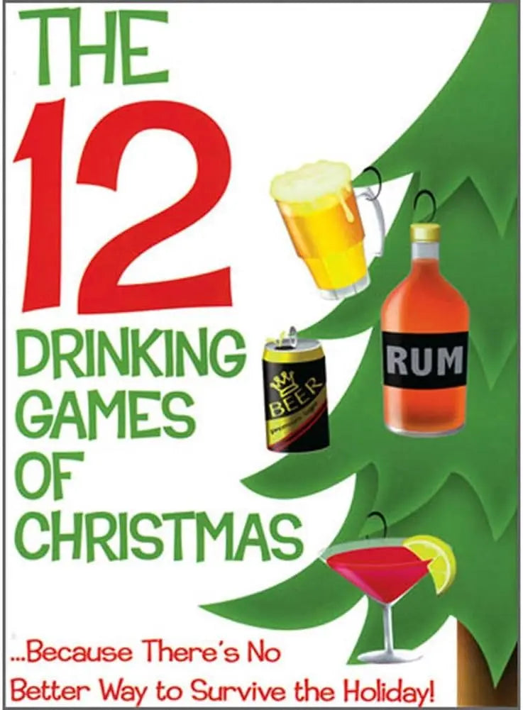 The 12 Drinking Games of Christmas - Adult Game  Games - Drinking