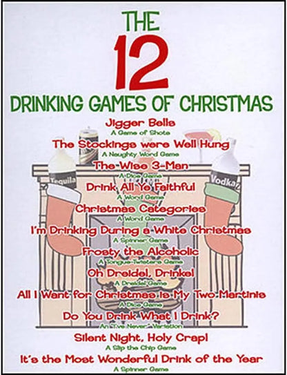The 12 Drinking Games of Christmas - Adult Game  Games - Drinking