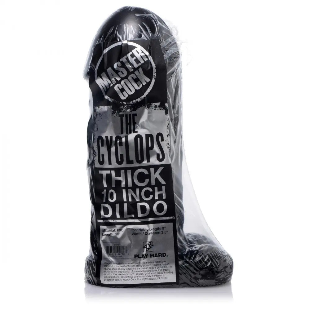 The Cyclops 10 inch BBC Dildo Huge Sex Toy Big Black Cock Dildo  Huge Dildos