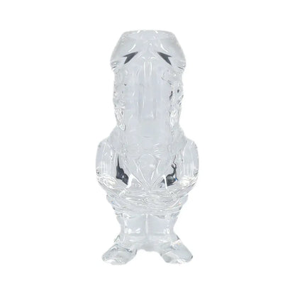 The Dickheads Couples Tall Penis Shot Glass Clear  Bachelorette - Party Supplies