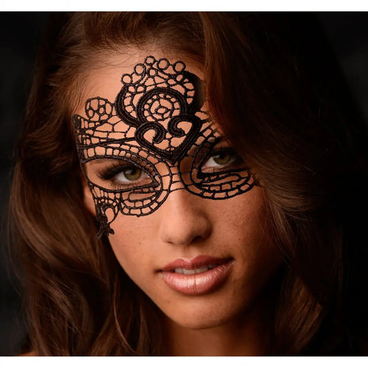 The Enchanted Black Lace BDSM Mask  BDSM Mask