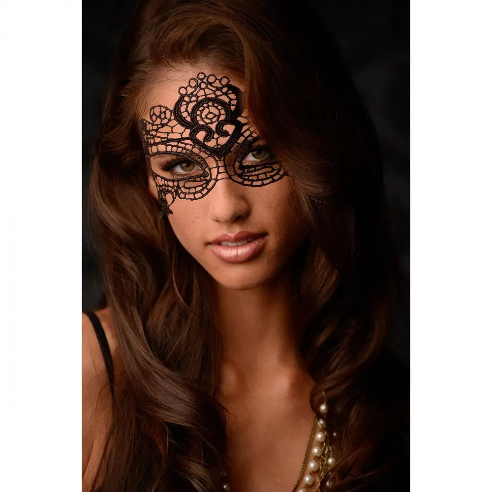 The Enchanted Black Lace BDSM Mask  BDSM Mask