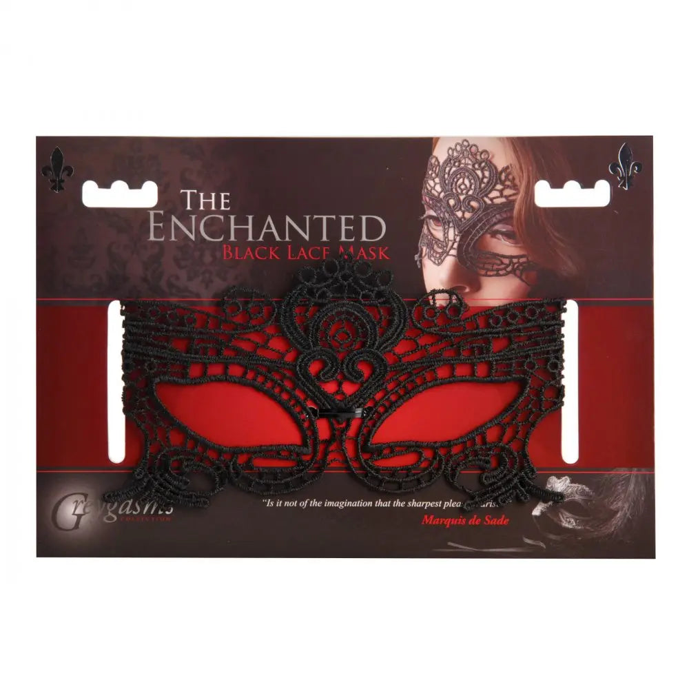 The Enchanted Black Lace BDSM Mask  BDSM Mask