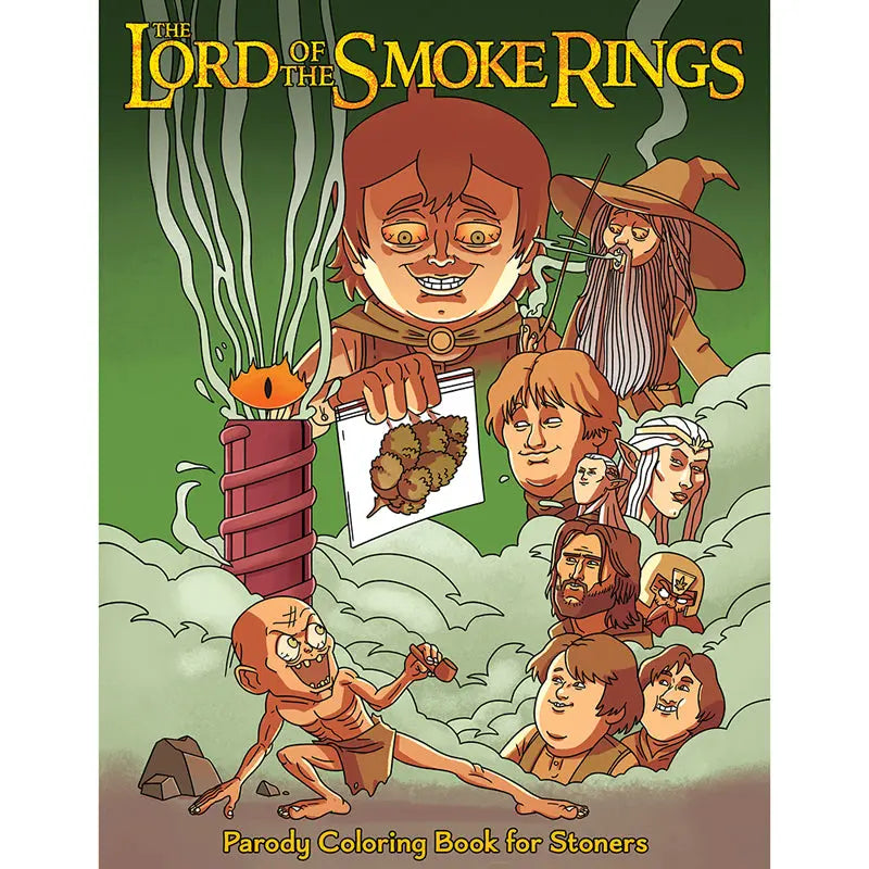 The Lord of the Smoke Rings Coloring Book  Games - Adult Party Games