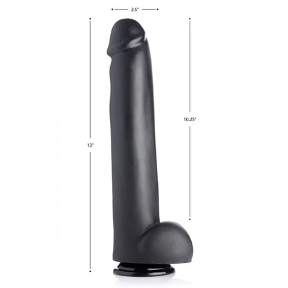 The Master Suction Cup Huge Dildo Sex Toy - Black  Huge Dildos
