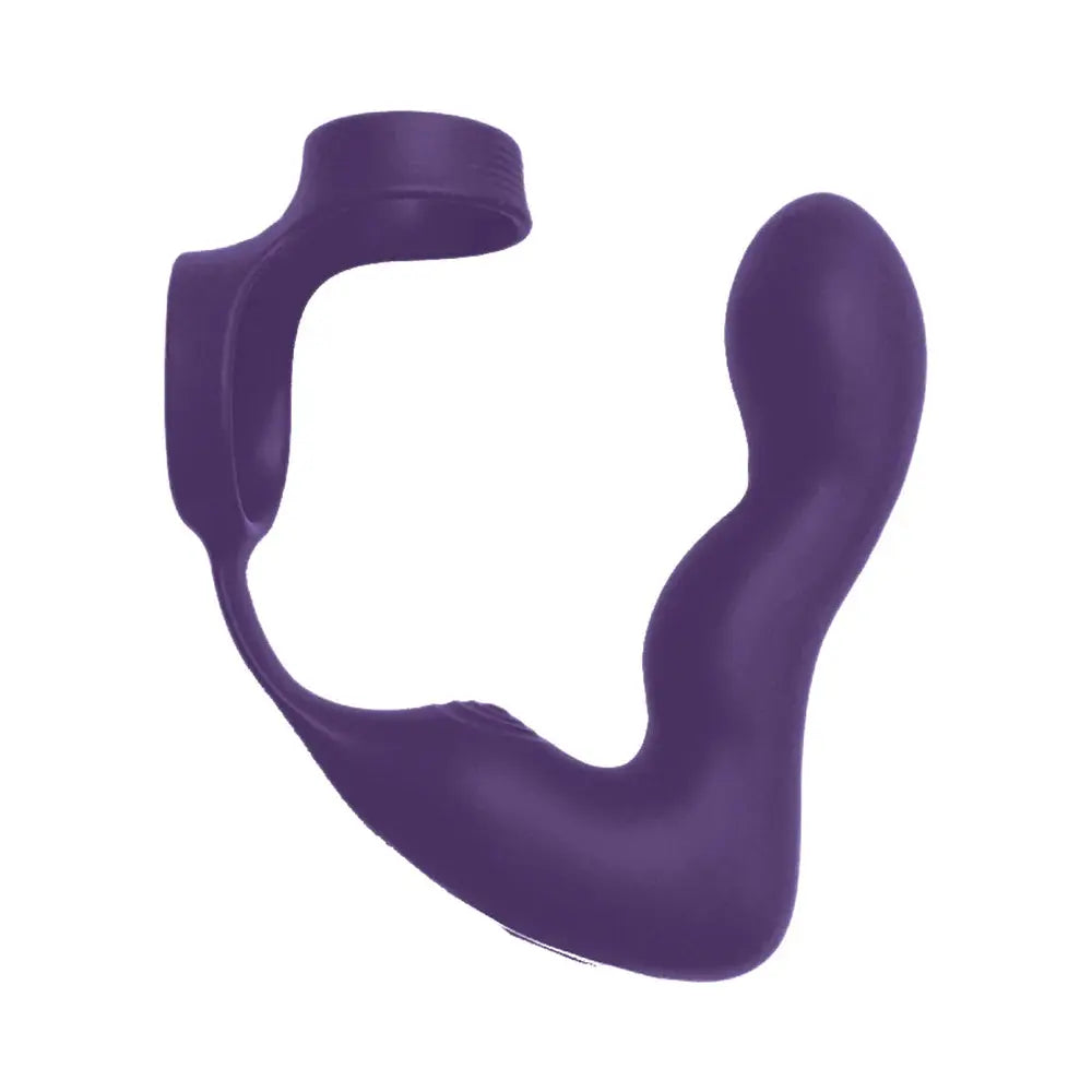 The Royale Inflatable Prostate Vibrator P-Spot Vibe Purple  Anal - Inflatables