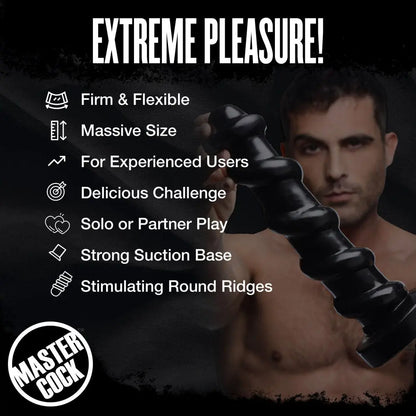 The Screw Giant 12.5 inch Huge Dildo Sex Toy Textured Anal Dildo with Ridges  Huge Dildos