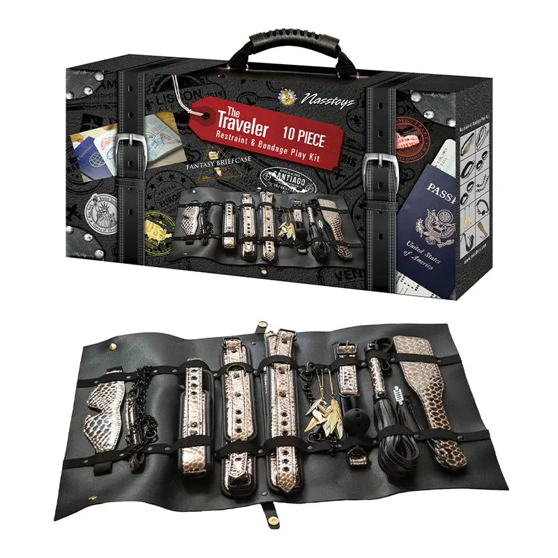 The Traveler Restraint & Bondage Kit - 10 pcs