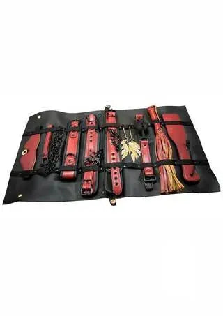 The Traveler Restraint & Bondage Kit Red 10 pcs  Bondage Kits