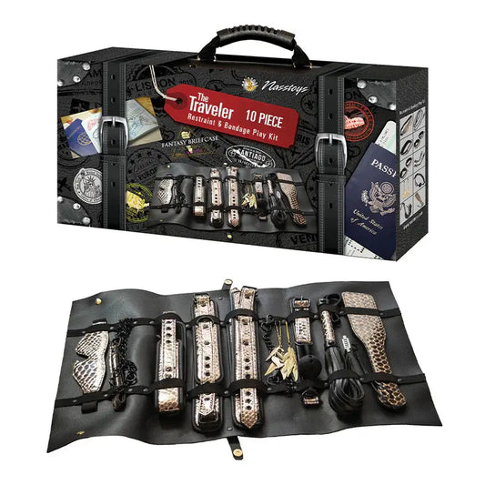 The Traveler Restraint and Bondage Kit - 10 Piece BDSM Kit  Bondage Kits