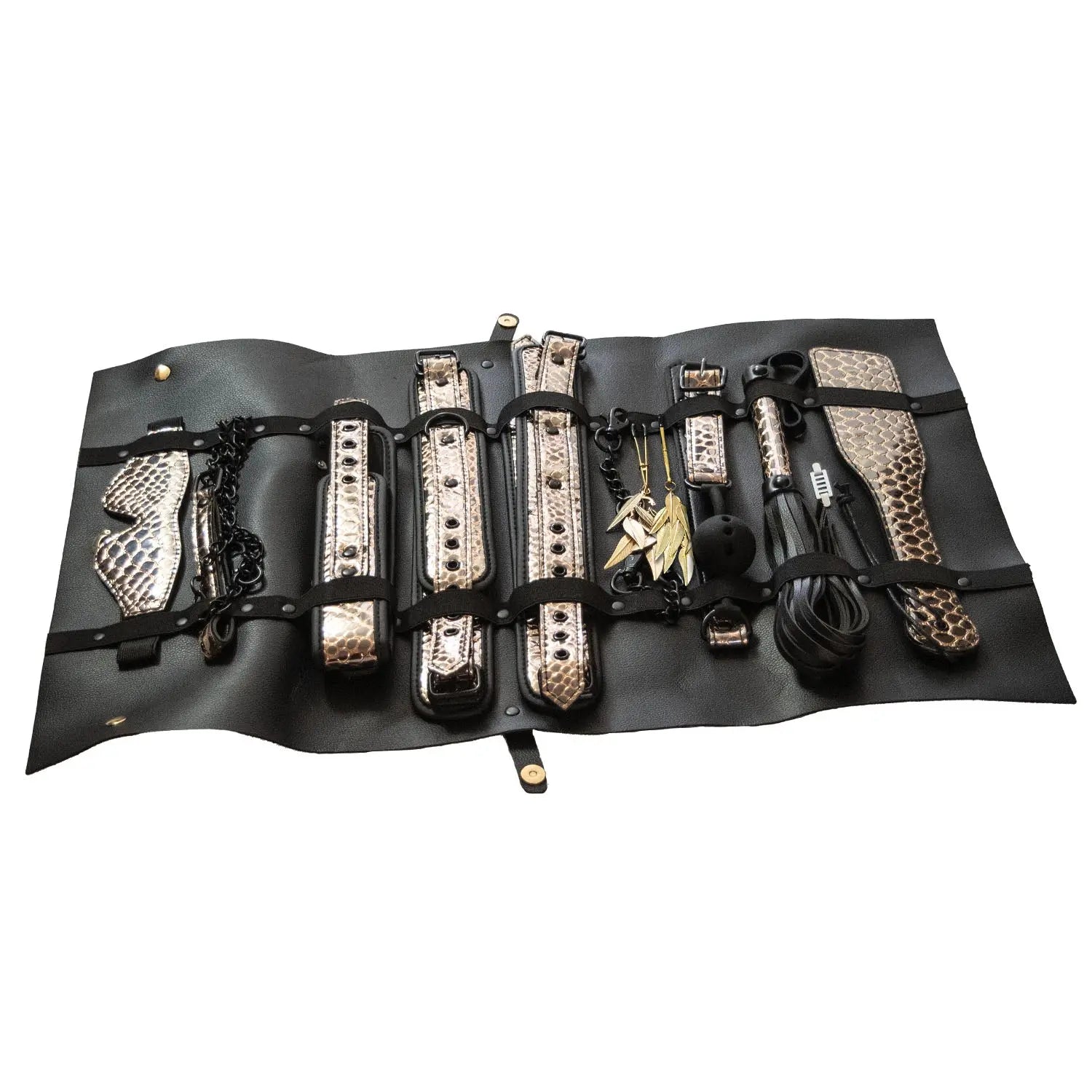 The Traveler Restraint and Bondage Kit - 10 Piece BDSM Kit  Bondage Kits
