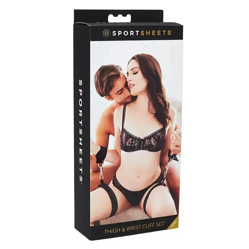 Thigh and Wrist Bondage Cuffs BDSM Set  Restraints and Cuffs