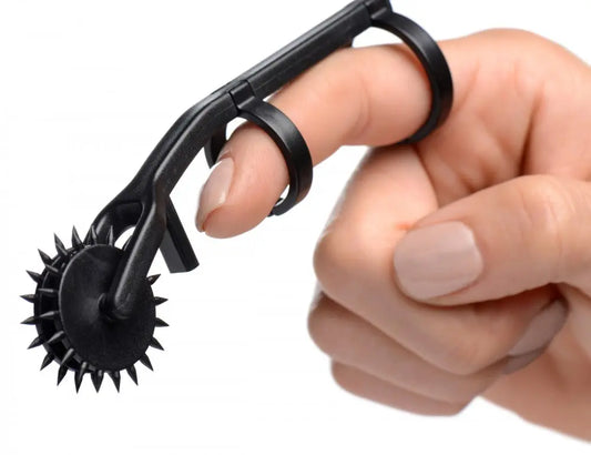Thorn Double Finger Pinwheel Spiked Sensory BDSM Finger Wheel  Sensory Toys