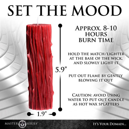 Thorn Drip Paraffin Candle - BDSM Wax Candle Play  Lubes, Lotions and Accessories
