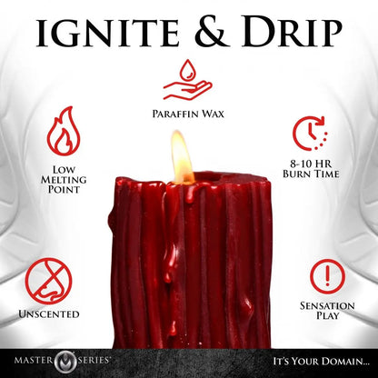 Thorn Drip Paraffin Candle - BDSM Wax Candle Play  Lubes, Lotions and Accessories