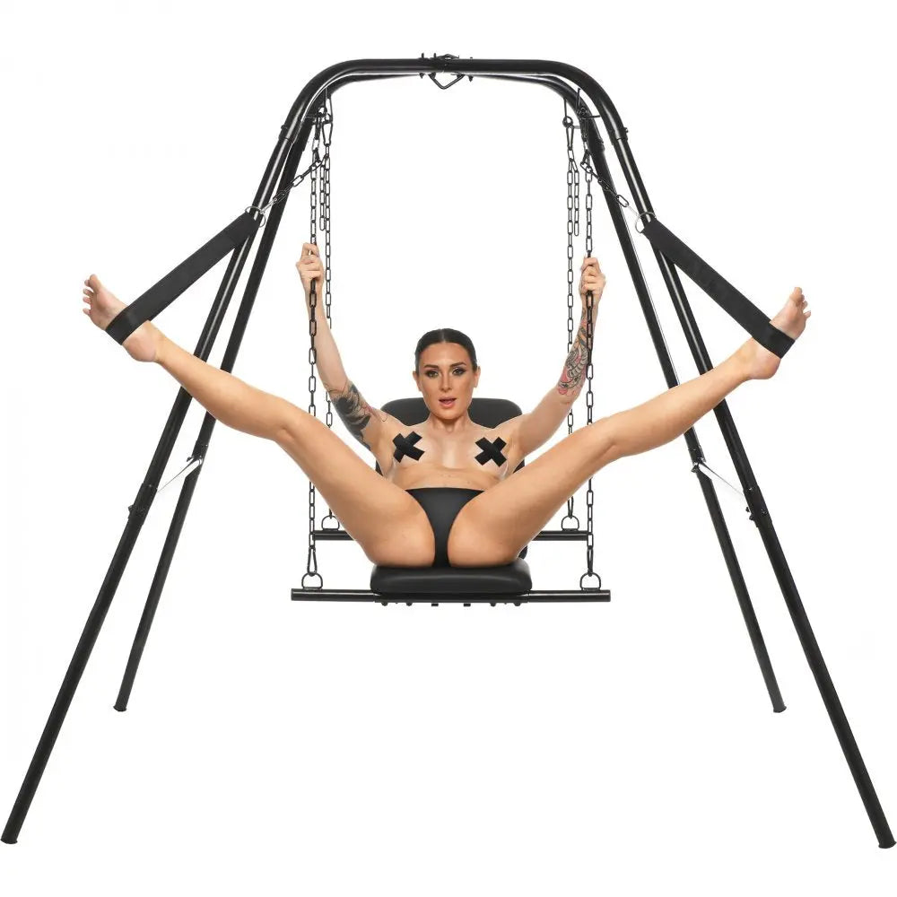 Throne Adjustable Sex Swing with Stand - Premium Quality Sex Swing  Sex Swing