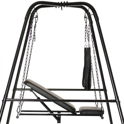 Throne Adjustable Sex Swing with Stand - Premium Quality Sex Swing  Sex Swing