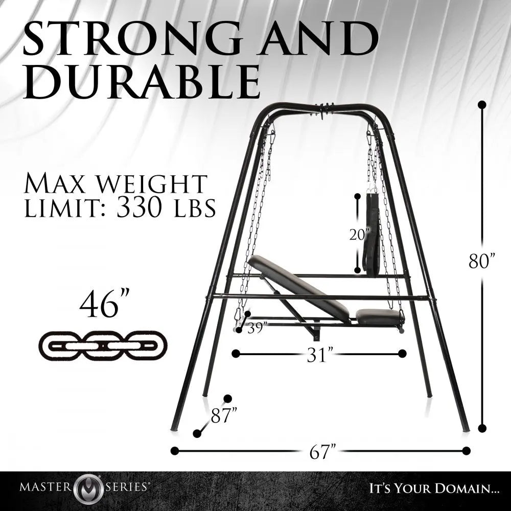 Throne Adjustable Sex Swing with Stand - Premium Quality Sex Swing  Sex Swing