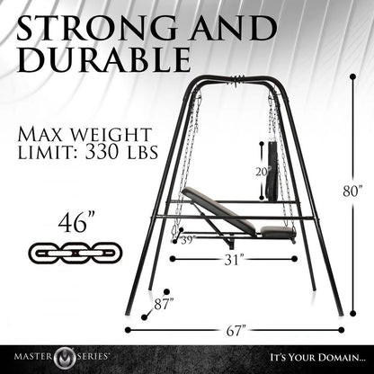 Throne Adjustable Sex Swing with Stand - Premium Quality Sex Swing  Sex Swing