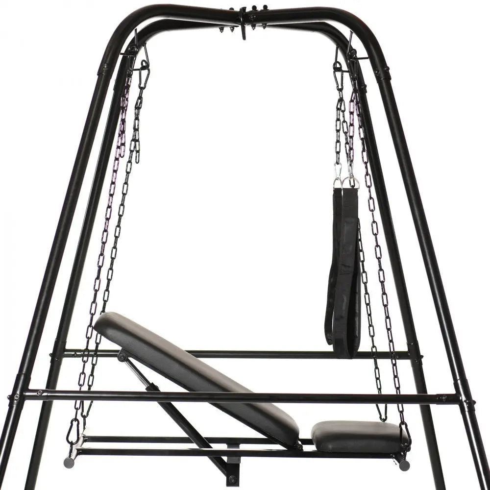 Throne Adjustable Sex Swing with Stand  Dungeon Furniture and Accessories