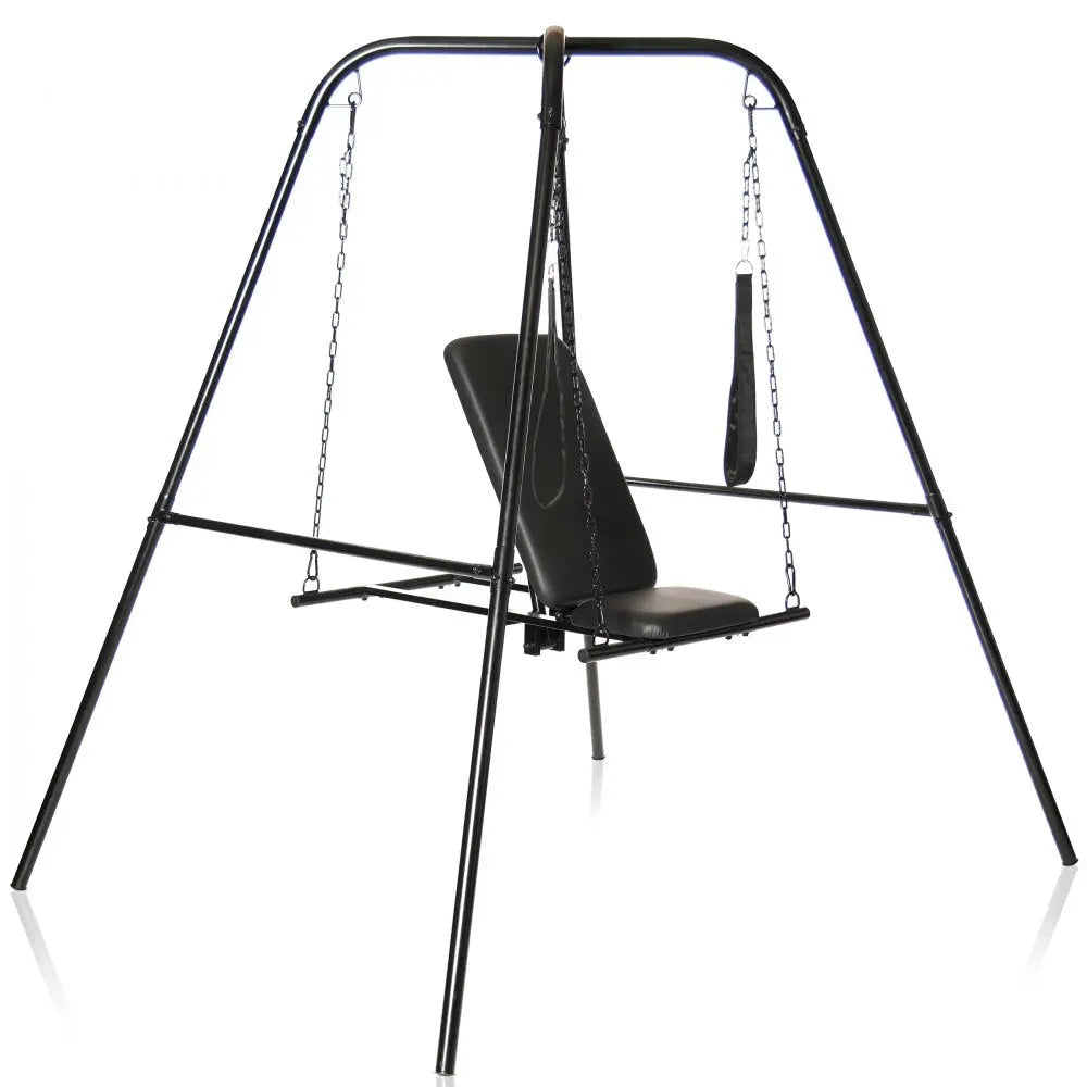 Throne Adjustable Sex Swing with Stand  Dungeon Furniture and Accessories