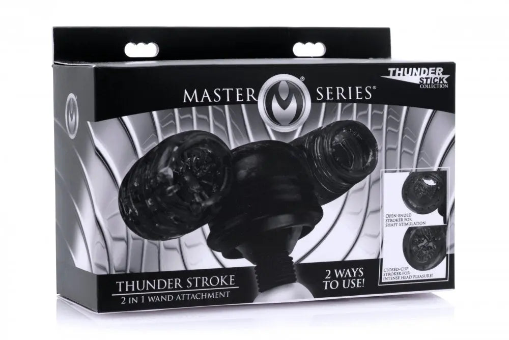 Thunder Stroke 2 in 1 Wand Male Masturbation Wand Attachment  Wand Attachment
