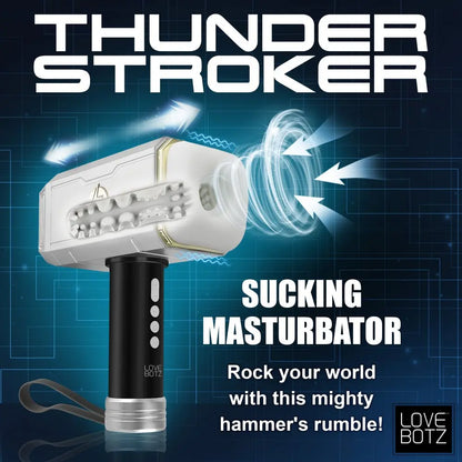 Thunder Stroker Sucking Male Masturbator Sex Toy for Men  Masturbators