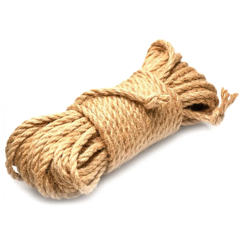 Tied Up Jute Bondage Rope - 50 Feet BDSM Rope Bondage Rope Cuffs  Bondage Gear